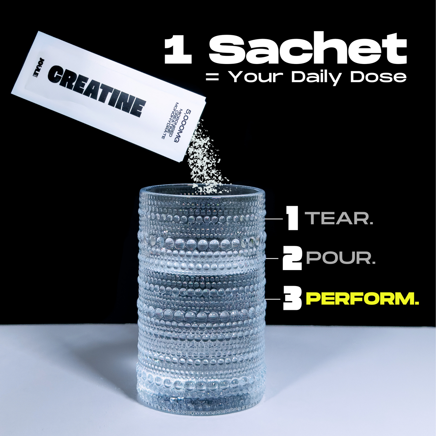 Micronised Creatine Monohydrate Sachets