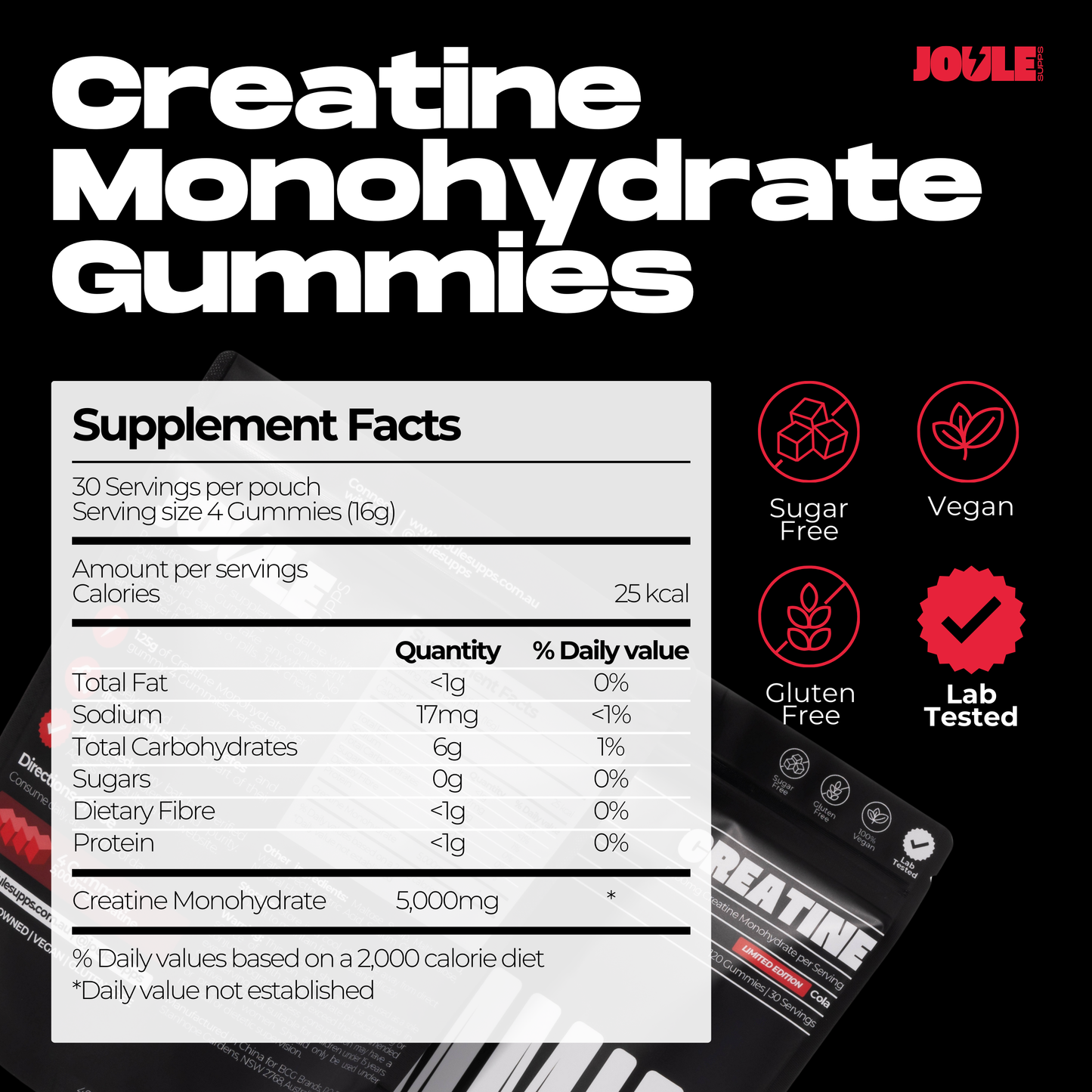 Cola Creatine Gummies